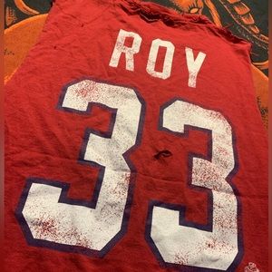 Montreal Canadiens Patrick Roy cut off